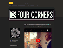 Tablet Screenshot of four-corners-cafe.com
